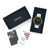 Mykonos Vegan Leather Gold/Black/Mint Watch Hurtig Lane Vegan Watches