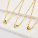 Rainbow Gold Necklace Mystic Trio Jewellery Hurtig Lane Vegan Watches