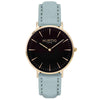 Hymnal Vegan Suede Watch Gold, Black & Mustard Yellow - Hurtig Lane - sustainable- vegan-ethical- cruelty free