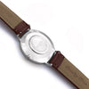 Moderno Vegan Leather Watch Silver, Black & Chestnut Watch Hurtig Lane Vegan Watches