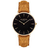 Hymnal Vegan Suede Watch Gold, Black & Mustard Yellow - Hurtig Lane - sustainable- vegan-ethical- cruelty free