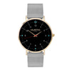 Moderno Stainless Steel Watch Gold, Black & Silver - Hurtig Lane - sustainable- vegan-ethical- cruelty free
