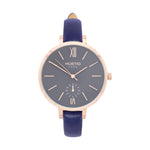 Amalfi Petite Stainless Steel Watch Rose Gold, Grey & Silver - Hurtig Lane - sustainable- vegan-ethical- cruelty free