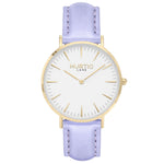 vegan watch white and lilac